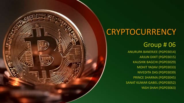 Cryptocurrency 