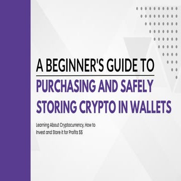 Cryptocurrency Investing & Storing for Beginners