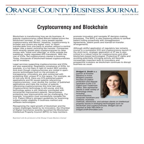 Cryptocurrency and Blockchain