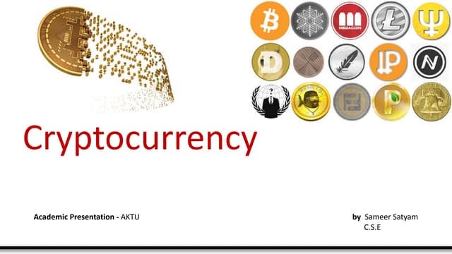 Cryptocurrency - Digital Currency
