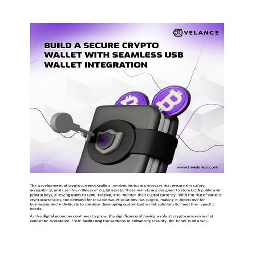 Step By Step Guide To Build Your Cryptocurrency Wallet Solution | PDF