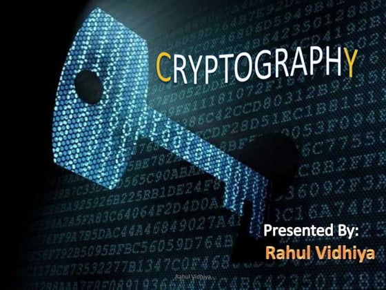 Introduction to Cryptography | PPT