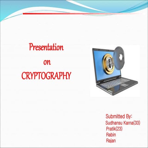 cryptography.ppt.ppt | Information and Network Security | Computing