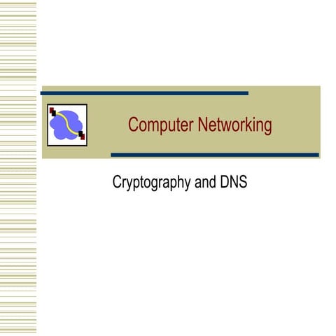 Cryptography and DNS-Computer network.ppt