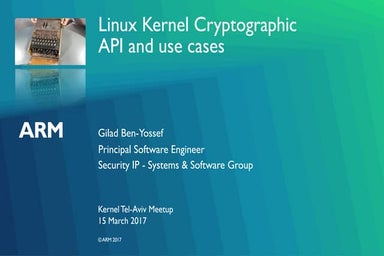 Linux Kernel Cryptographic API and Use Cases