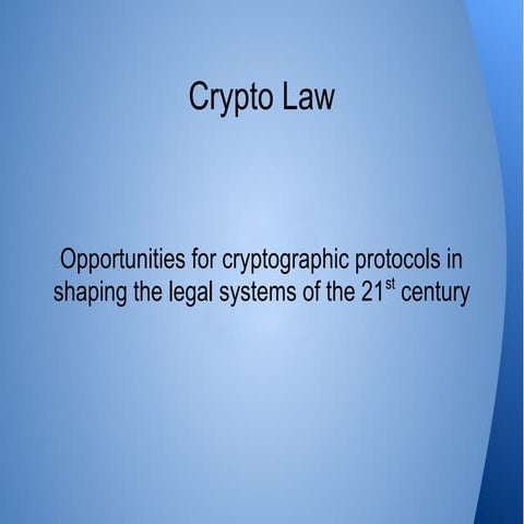 Crypto Law