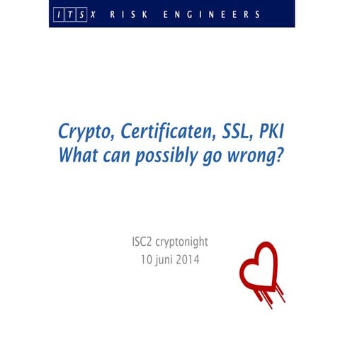 ISC2 Dutch Chapter Cryptonight, what can possibly go wrong?