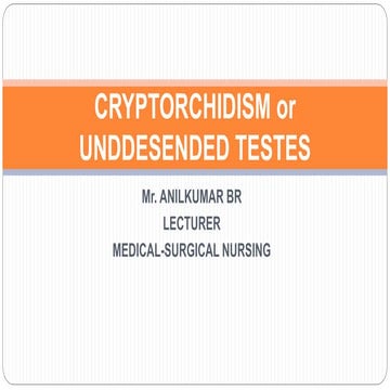 Cryptorchidism   