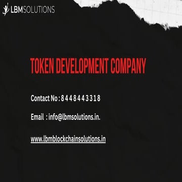 Blockchain Token Development With Nadcab Labs | PDF