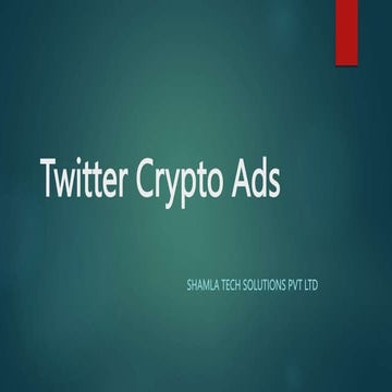 Twitter Crypto Ads | PPTX