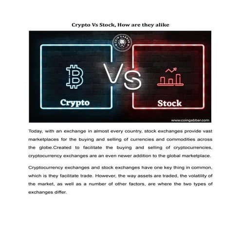Cryptocurrency And NSE Stock Market: A Comparative Data Analysis | PDF