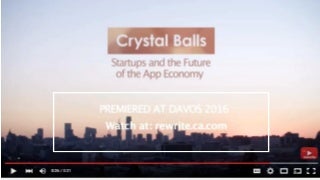 Crystal Balls: Startups and the Future of the App Economy