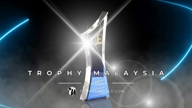 Crystal Blue Trophies at Trophy-World Malaysia | Custom Trophies & Plaques Su...