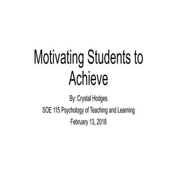 Human environmental factors affecting motivation | PPT
