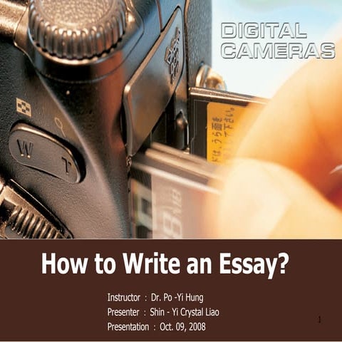 Crystal How To Write An Essay