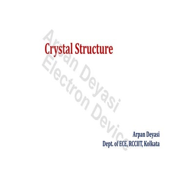 classification of cubic lattice structure