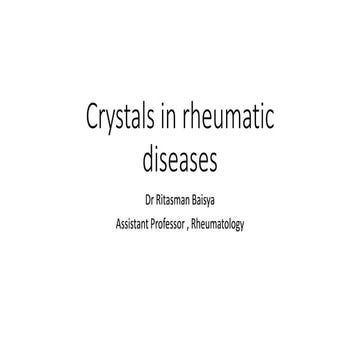 Crystals in rheumatic diseases.pptx