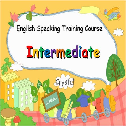 Crystal Speaking Training Course.Syllabus.2003