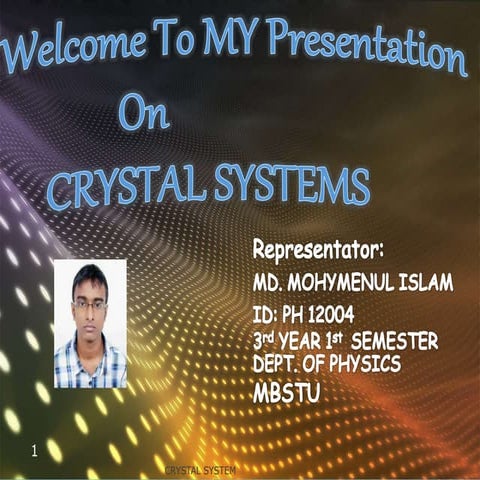 Crystal system