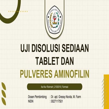 LAPORAN DISOLUSI OBAT FARMASI FISIKA | DOCX