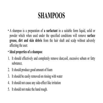 Shampoo | PPTX