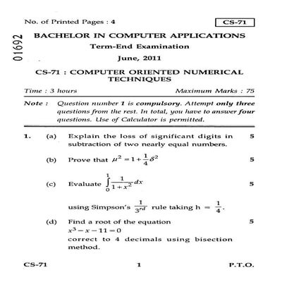 Bcs 012 0613 | PDF