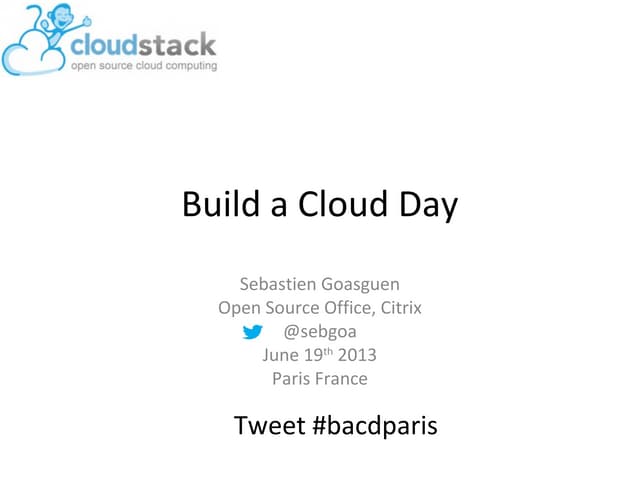 Build a Cloud Day Paris