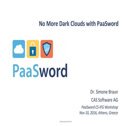 PaaSword - No More Dark Clouds with PaaSword