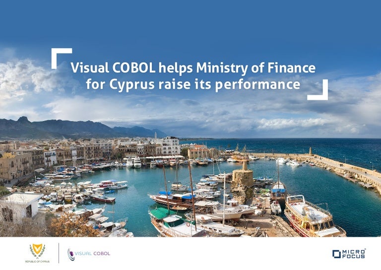 Visual COBOL helps Ministry of Finance for Cyprus raise its performan…