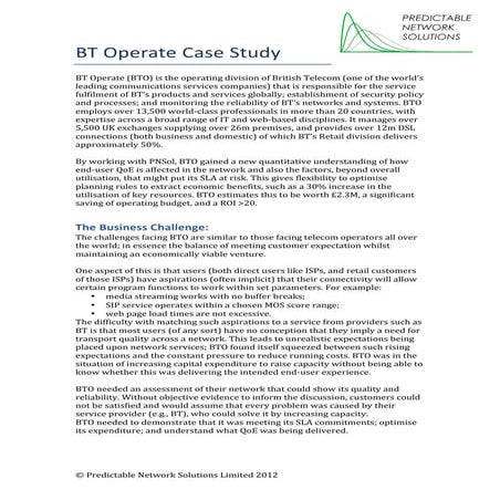 BT Operate Case Study