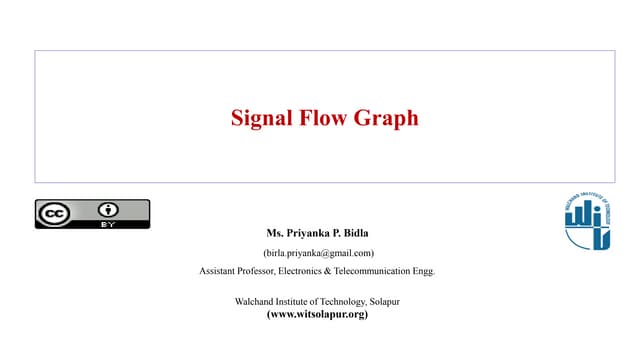 Signal Flow Graph Introduction