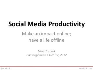 Social Media Productivity