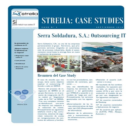 Reducción de costes mediante el outsourcing del área informática (TIC) de la ...