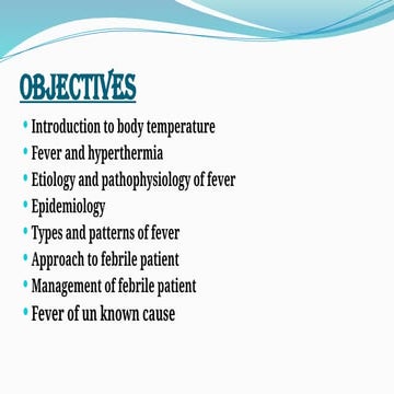 fever introduction, definition, causes, factors affecting, types of ...