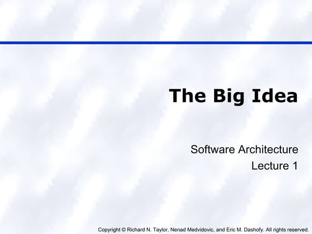 Cs 1023 lec 1   big idea (week 1)