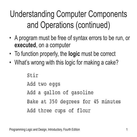 Cs111 ch01 v4 | PPT