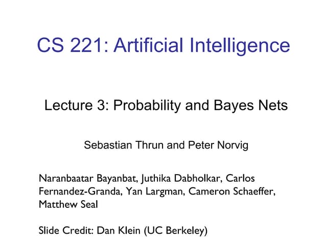 Cs221 lecture3-fall11