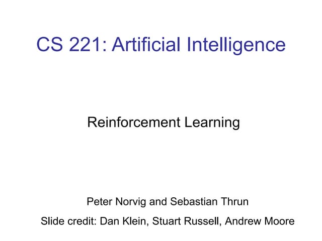 Cs221 rl
