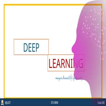 Deep Learning in AI for BCS CS 3010 II2.pptx