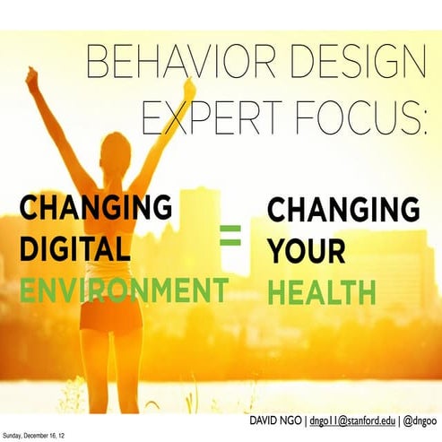 Promoting behaviour change | PPT