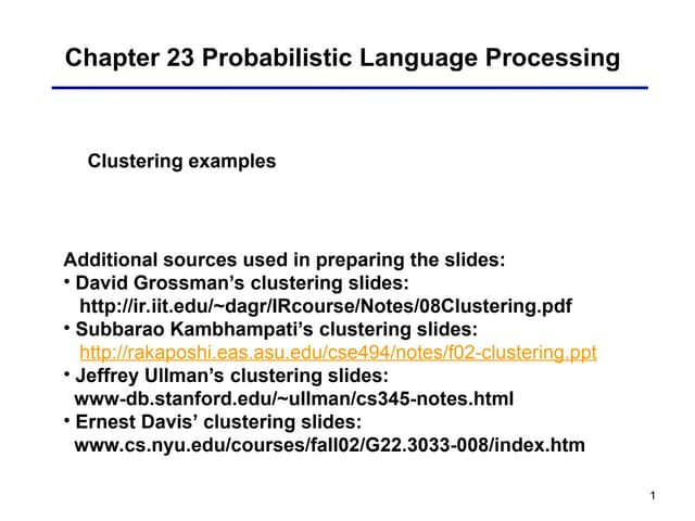 cs4811-ch23a-K-means clustering algorithm .ppt