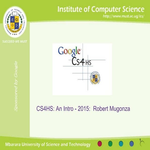 An Introduction to CS4HS