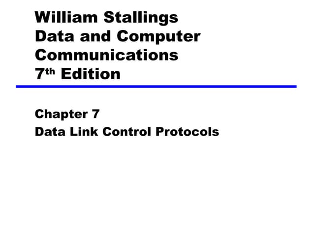 High Data Link Control Protocol in Data Link Layer