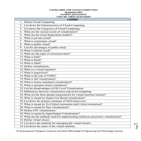 Cs6703 grid and cloud computing  unit 3 questions