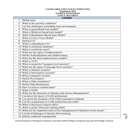 Cs6703 grid and cloud computing  unit 5 questions