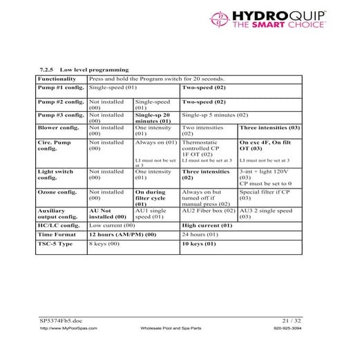 Cs9700 llp settings 3 07