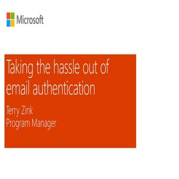 Taking the hassle out of email authentication