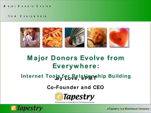 CSA "Donors Evolve from Everywhere"