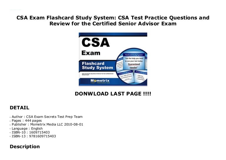 CSA Testking