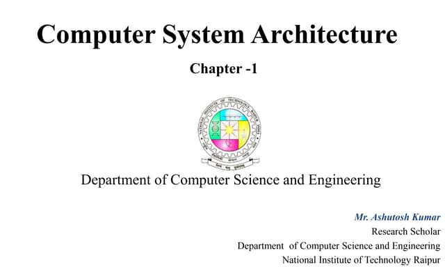 Computer System Architecture
